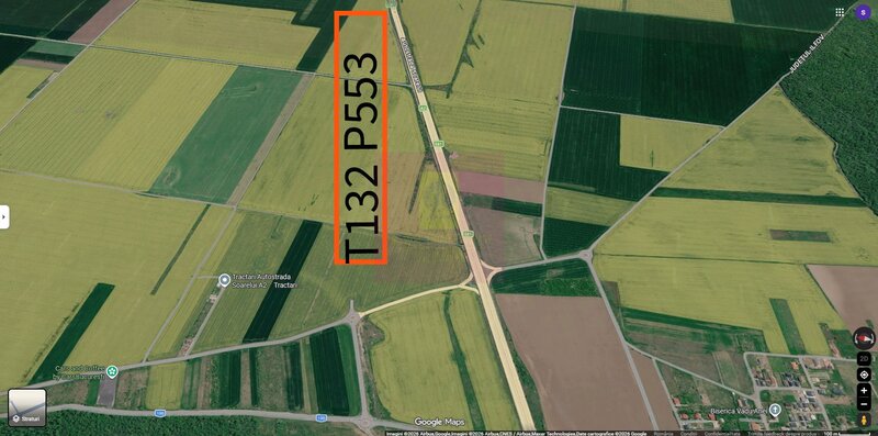 Branesti - teren 13k mp langa autostrada A2